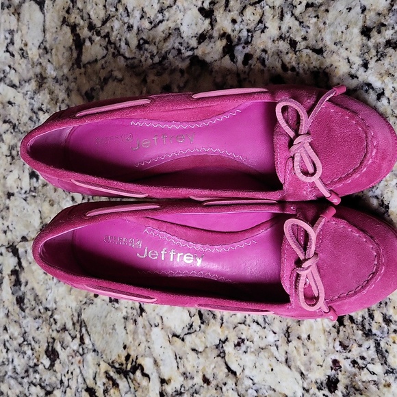 Sperry Jeffrey Top-Sider Pink Suede Wedges Size 7.5 - Picture 3 of 10
